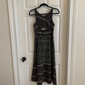 Free People Midi dress with cutouts size 0